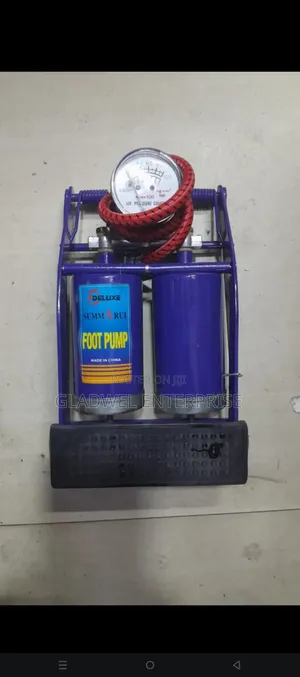 Double Barrel Air Foot Pump