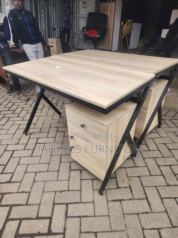 Computer Table With Storage – Office Desk - thumbnail 3