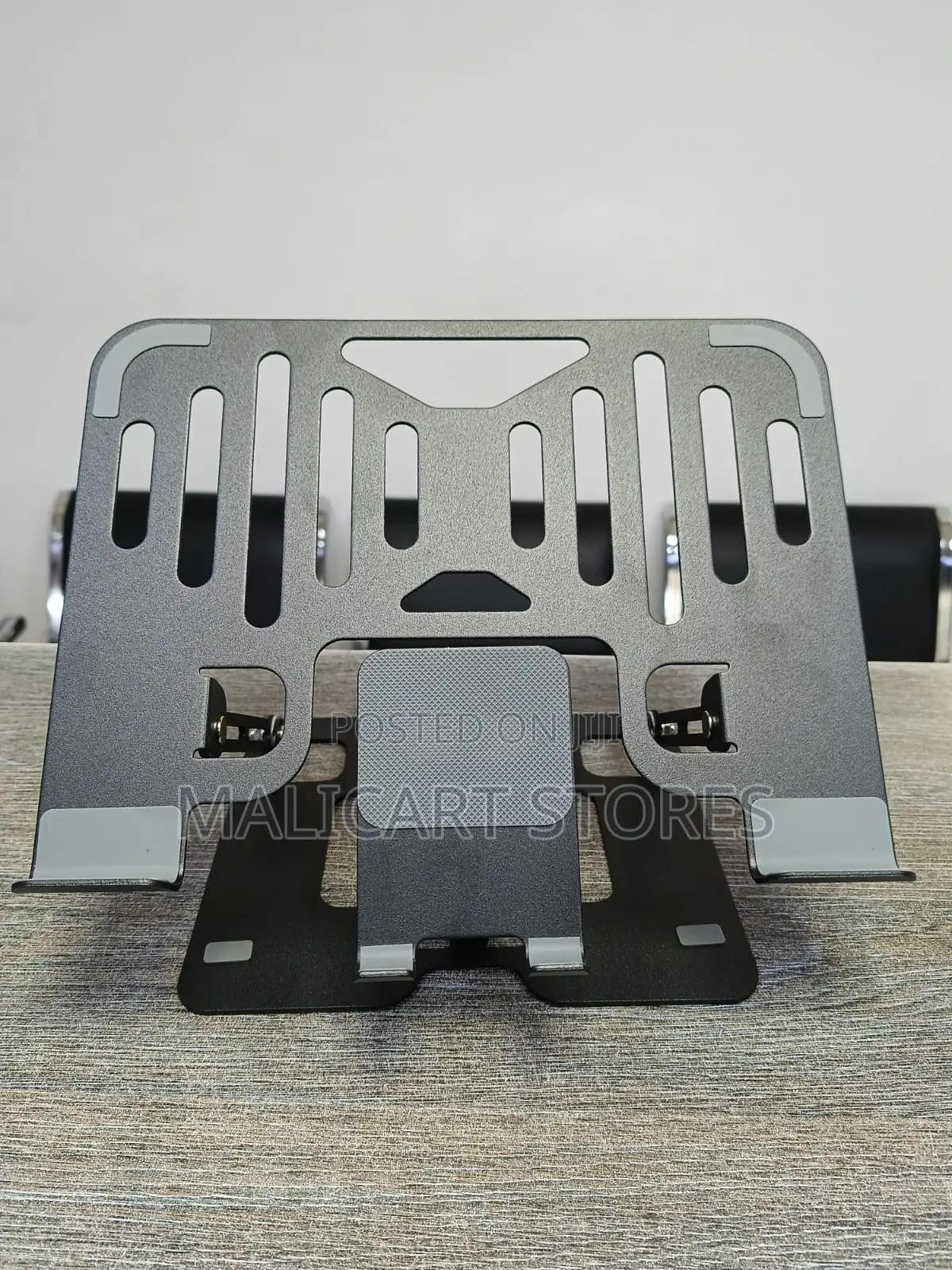 Metal Foldable Laptop Stand With Phone Holder