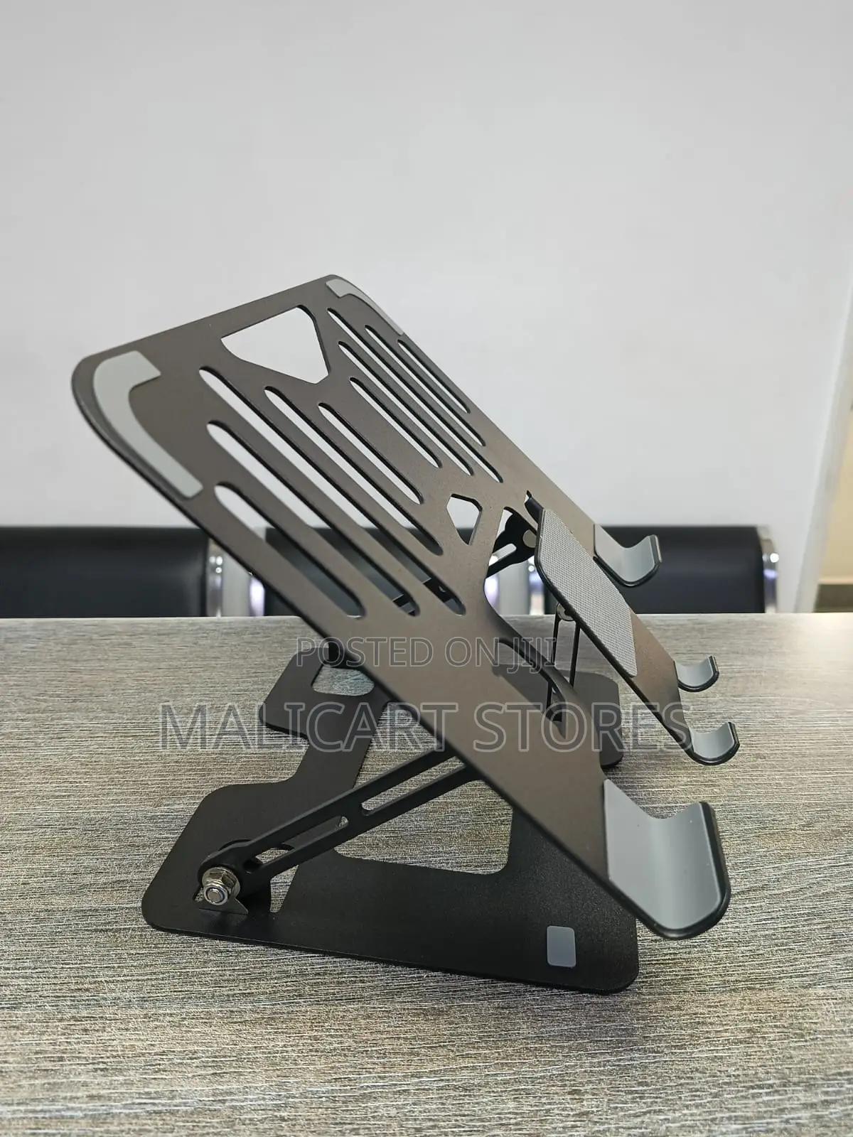 Metal Foldable Laptop Stand With Phone Holder