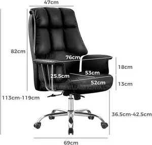 Office Chairs| Executive Orthopedic Leather Seat
