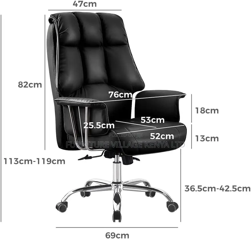 Office Chairs| Executive Orthopedic Leather Seat