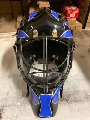 Hockey Helmet Superior Obo Style Black & Blue