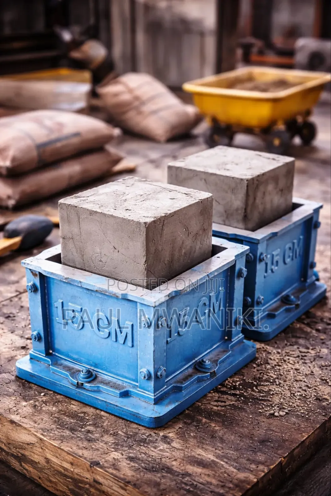 Concrete Cube Mould 150x150x150mm –Cast Iron | Testing Equipment Kenya