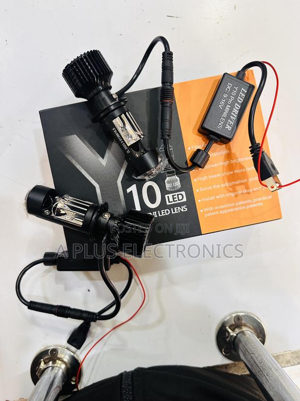 Y10 H7 Mini Projector Headlights – Modern Look, Enhanced Visibility - thumbnail 2