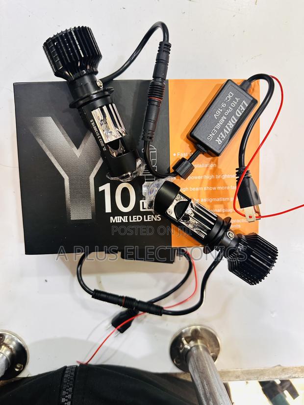 Y10 H7 Mini Projector Headlights – Easy Installation, Strong Output - thumbnail 3