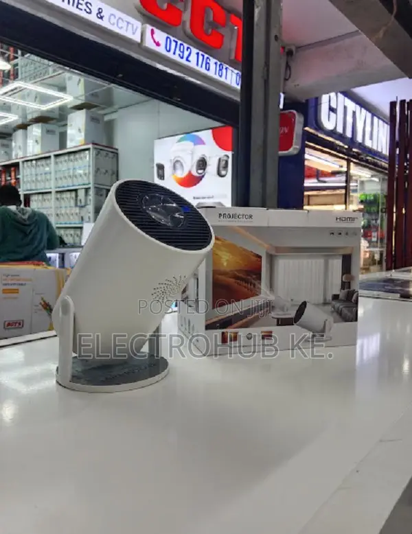 Hy300 Led Mini Projector With Phone Mirroring Support