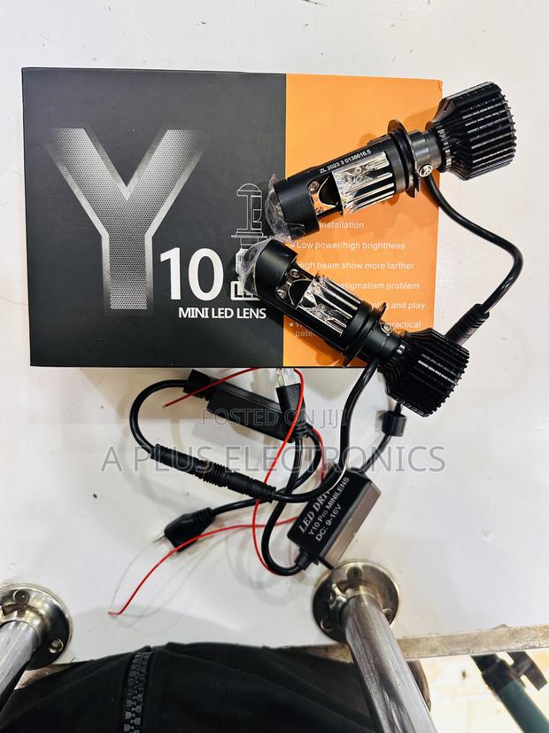Y10 H7 Mini Projector Headlights – Durable, Energy Saving Design - main view