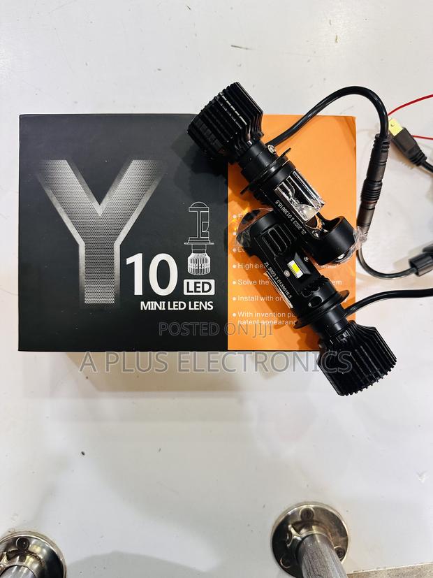 Y10 H7 Mini Projector Headlights – Sharp Cut-Off, Long Range Beam - main view