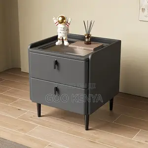 Home Cabinet; Wooden Nightstand With Storage Drawer