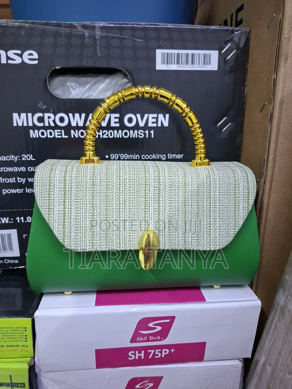 Small Green Handbags on Offer