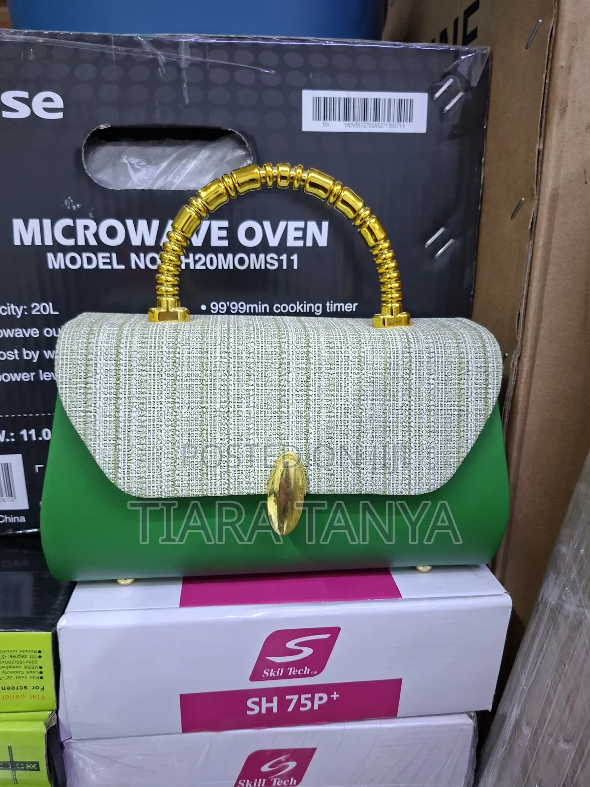 Small Green Handbags on Offer