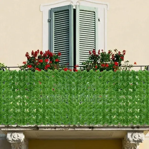 Faux Hedge Artificial Privacy Fence