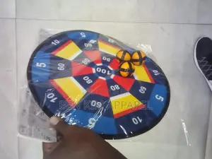 Blue Red Kids Darts Vecro Kit 100 Points With 3 Stick Balls
