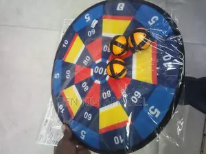 Blue Red Kids Darts Vecro Kit 100 Points With 3 Stick Balls