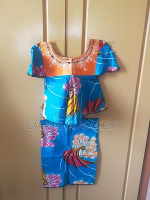 Embroidered Girl's Skirt and Blouse
