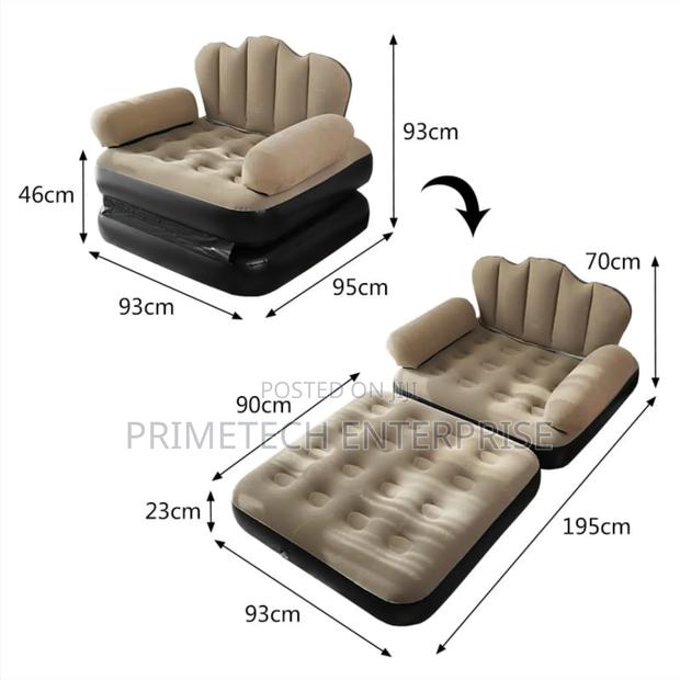2 In 1 Inflatable Sofa/Bed - main view