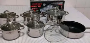 Bosch 12-Piece Stainless Steel Cookware Set – Made in Germany | Induct