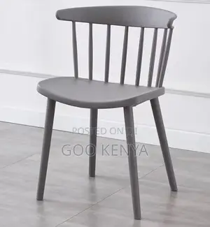 Home Chair; Plastic Dining Chair With Backrest