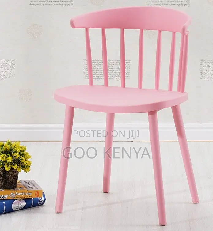 Home Chair; Plastic Dining Chair With Backrest