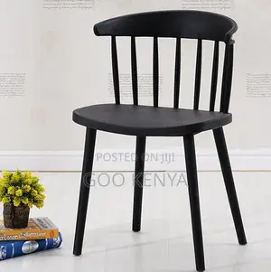 Home Chair; Plastic Dining Chair With Backrest