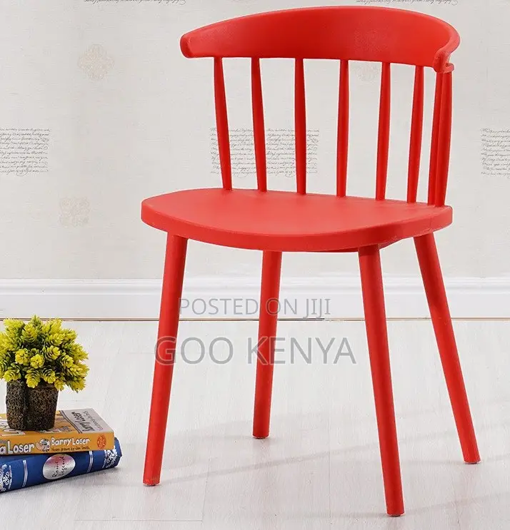 Home Chair; Plastic Dining Chair With Backrest