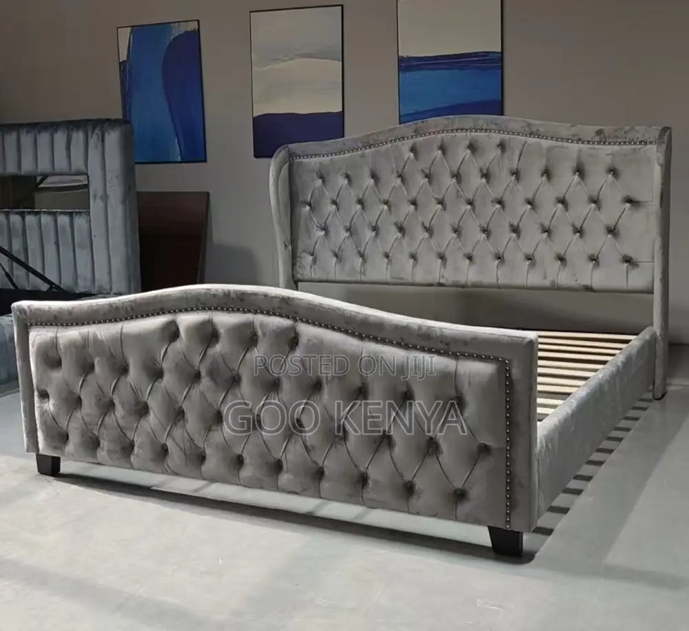 Home Bed; Comfortable Fabric Bed Frame For Home
