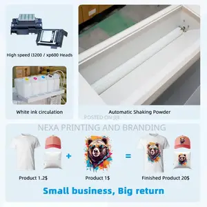 60cm Dtf Printing Machine With 2pcs I3200 Printheads