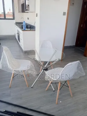 Modern Glass Dining Combo Set