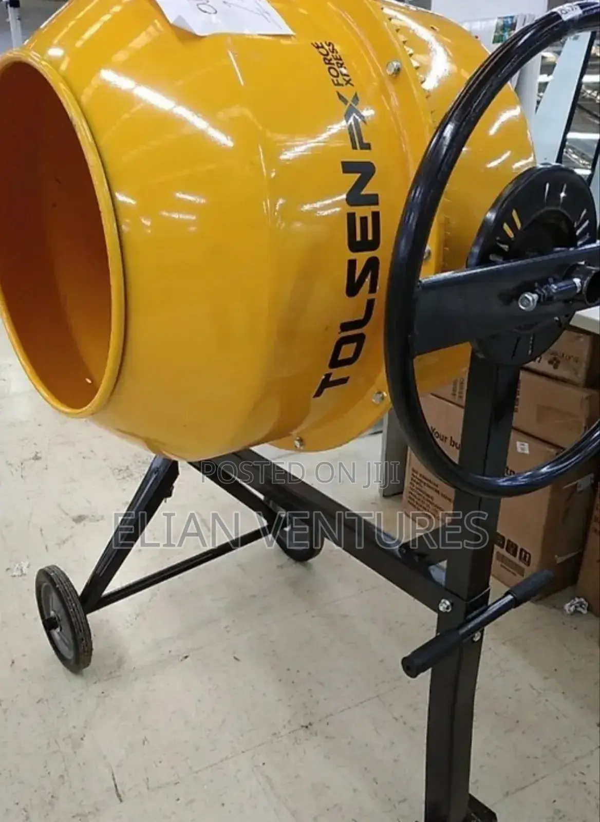 Brand New Concrete Mixer 200 Litres Tolsen