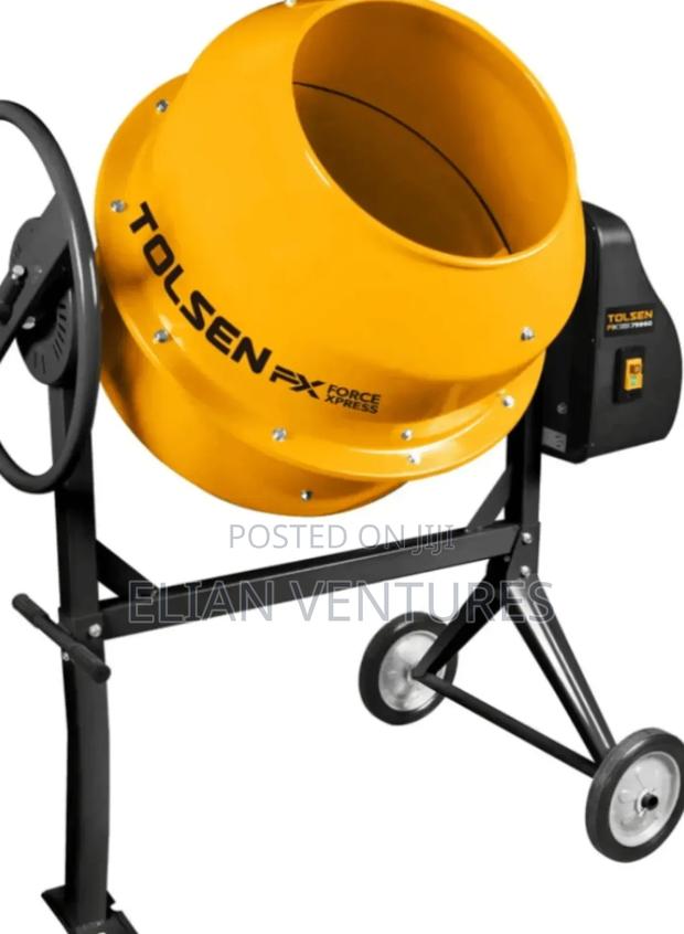 Heavy-Duty Concrete Mixer 200 Litres Tolsen - main view