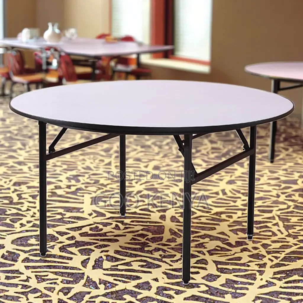 Home Table; Space-saving Foldable Wooden Dining Table