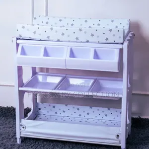 Multi-Storage Diaper Baby Changing Station.