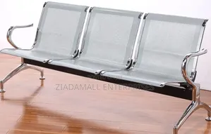 Waiting Bench Sleek Non-Padded 3-Seat Reception Bench