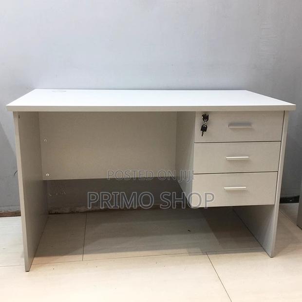 Office Desk : White Home Office Study Desk - thumbnail 2