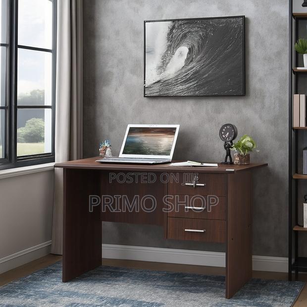 Office Desk : White Home Office Study Desk - thumbnail 5