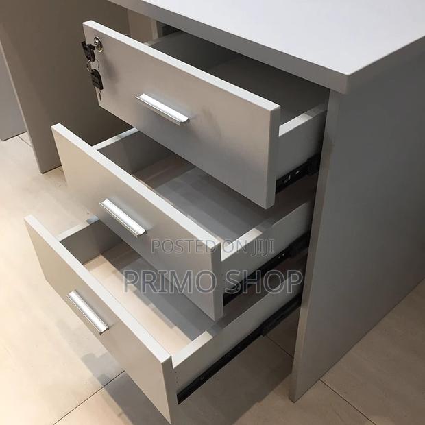 Office Desk : White Home Office Study Desk - thumbnail 8