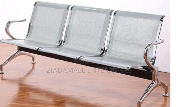 Waiting Chair Bench Heavy-Duty 3-Link Office Seating Bench