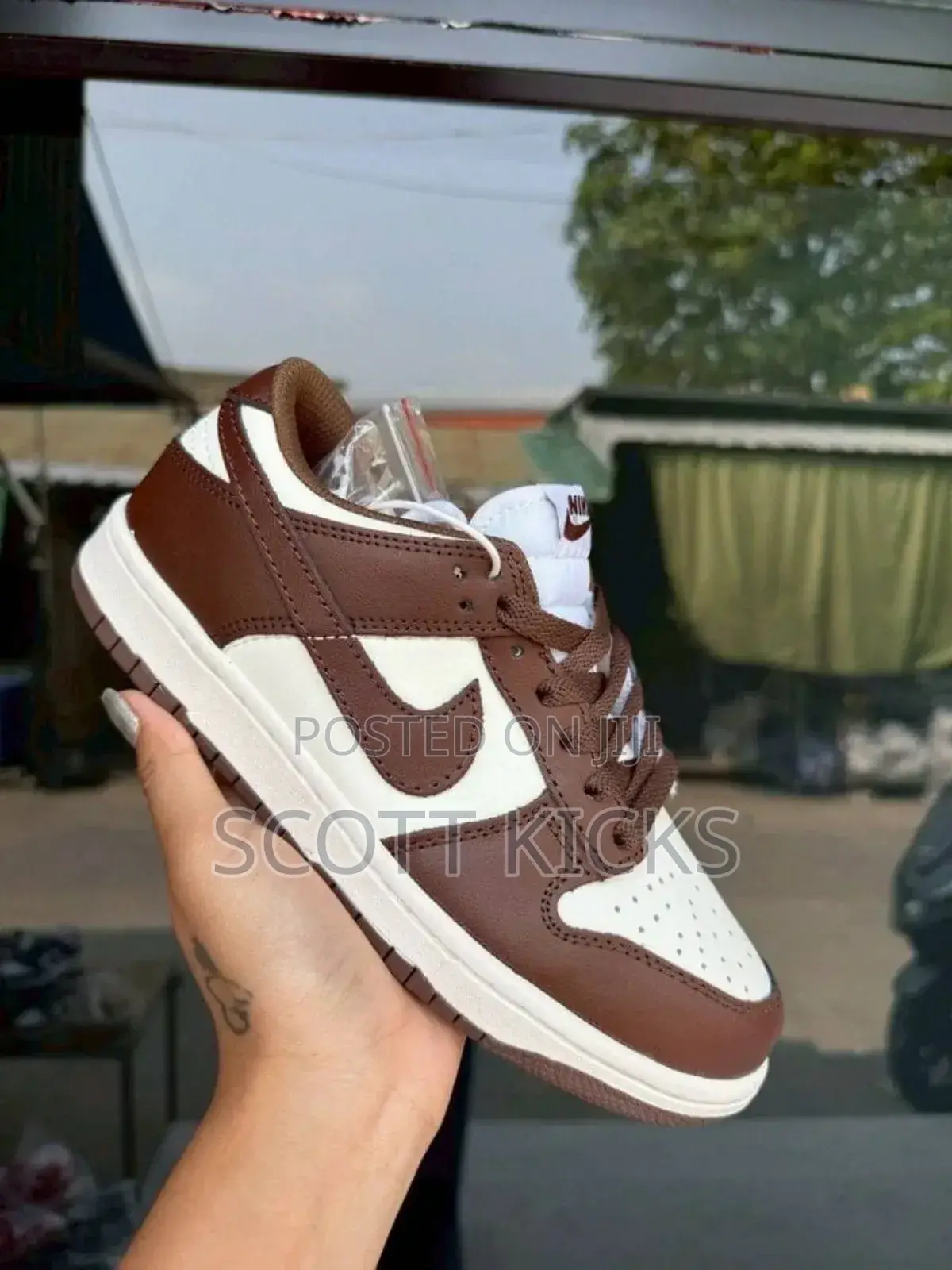 Nike Sb Brown White Unisex Sneakers