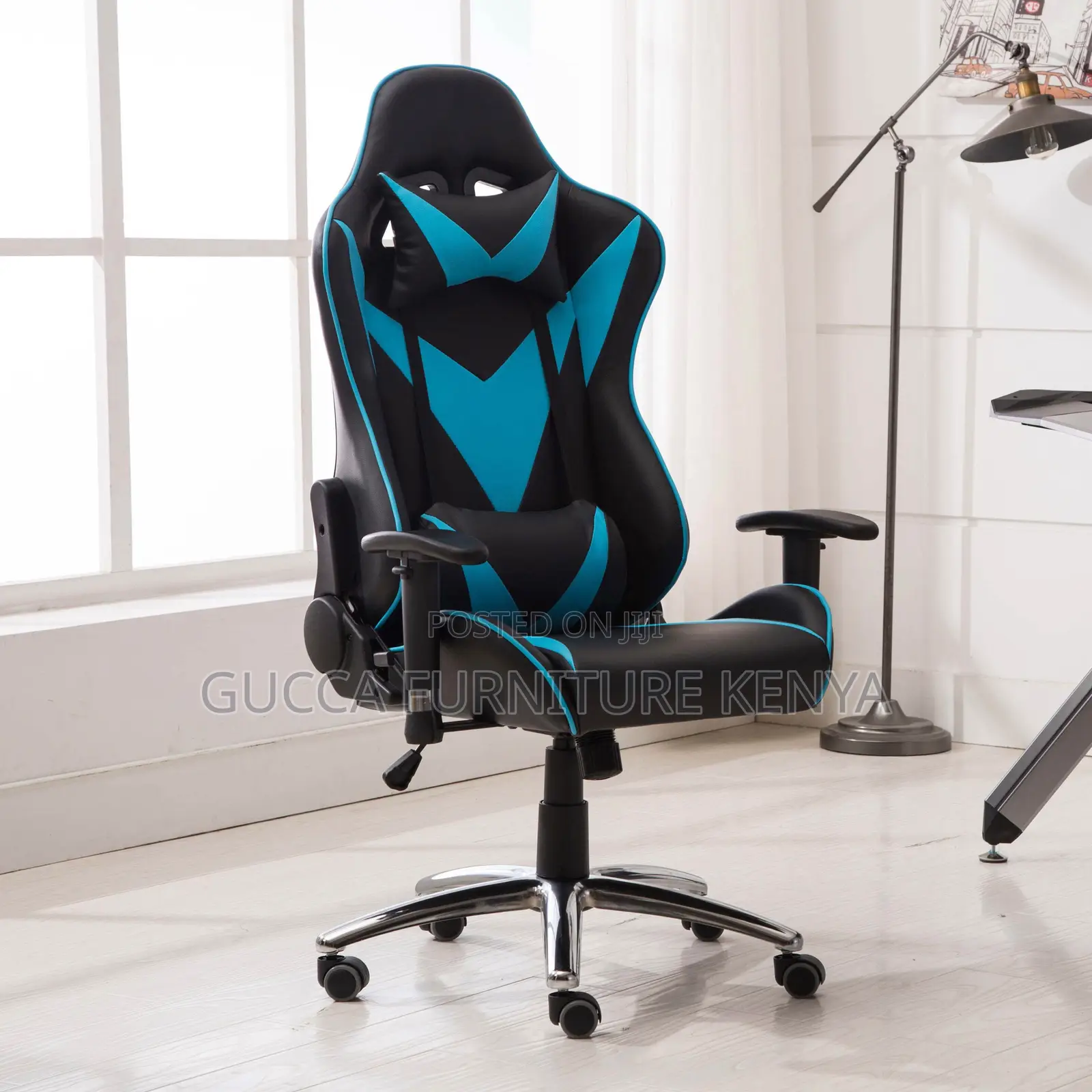 Leather Reclining Home Office Gaming Chair