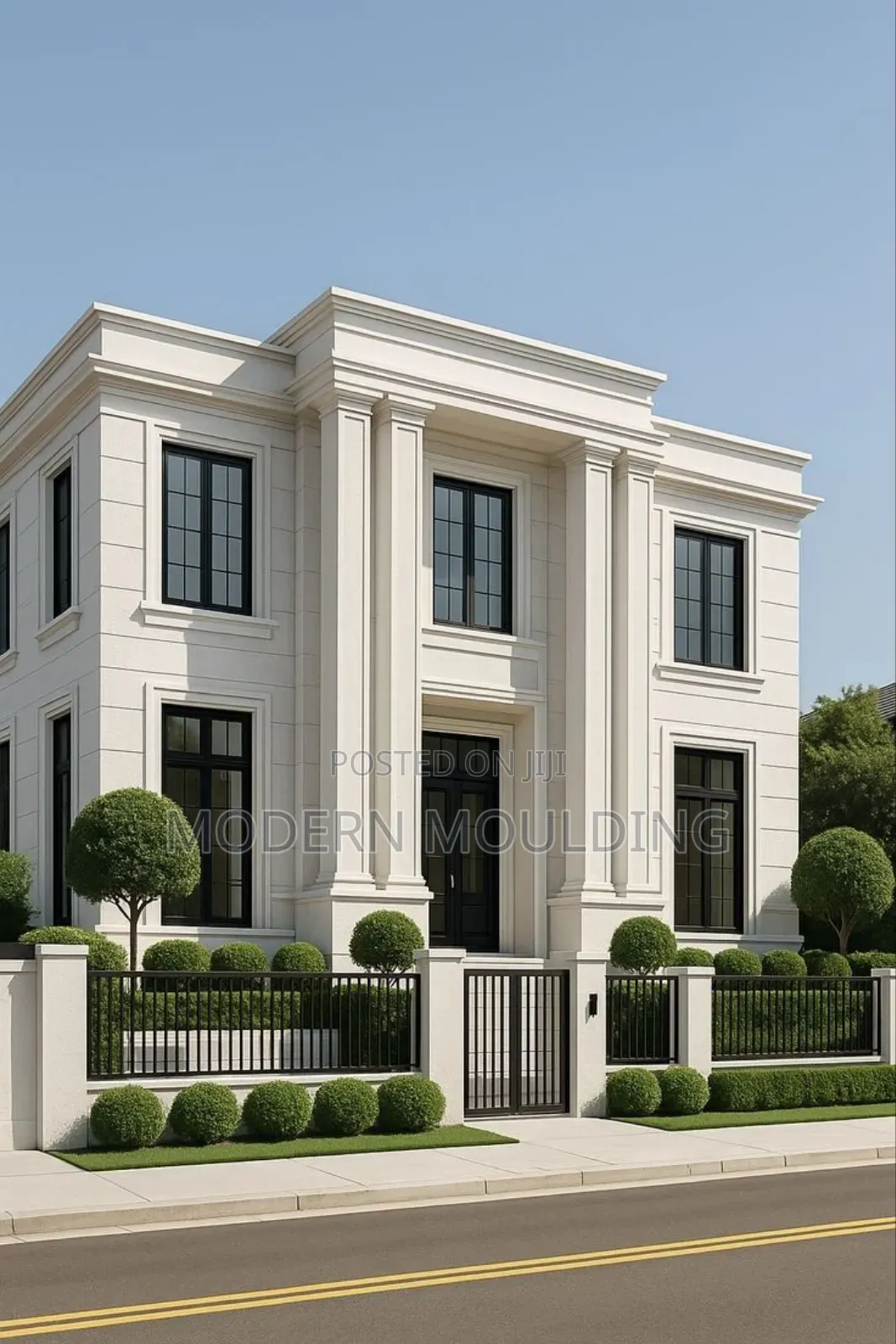 Flat Roof Moulding Design