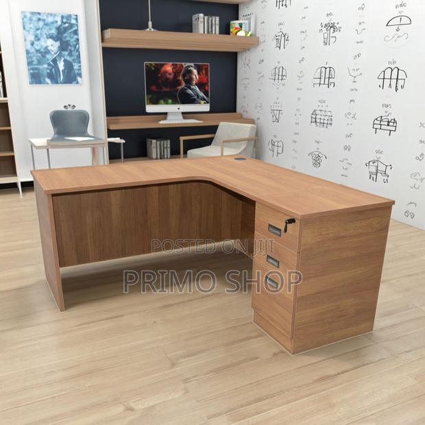Office Desk : Space-Saving L-Shaped Office Desk - thumbnail 2