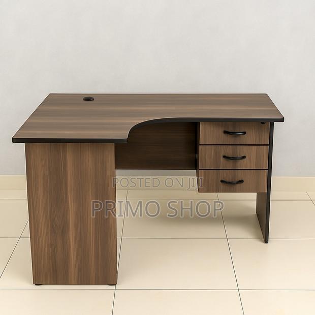 Office Desk : Space-Saving L-Shaped Office Desk - thumbnail 4