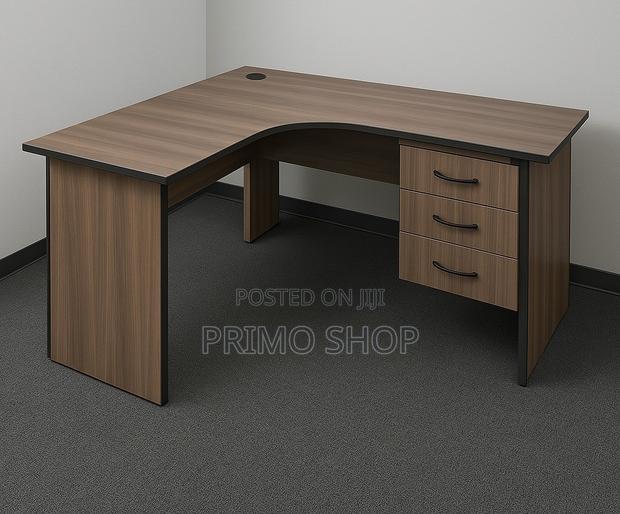 Office Desk : Space-Saving L-Shaped Office Desk - thumbnail 5