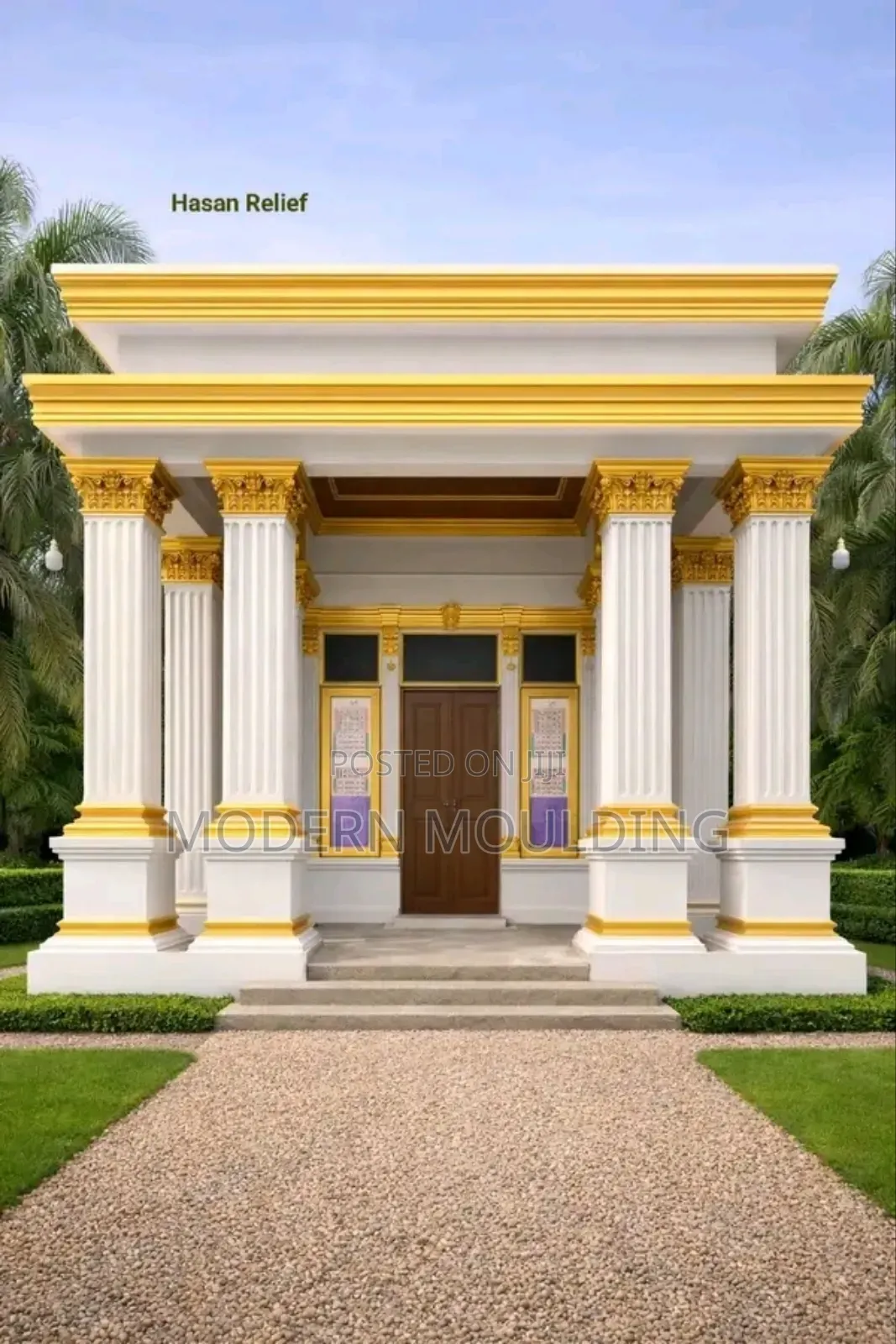 Flat Roof Moulding Design