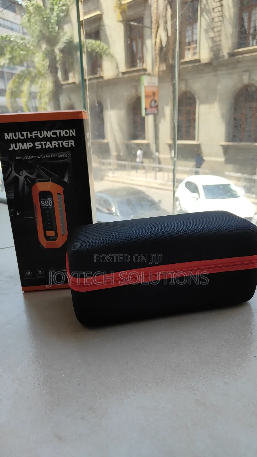 Jump Starter+ Inflator+ Power Bank + Emergency Light