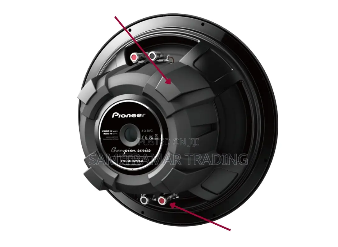 Ts-W32d4 Pioneer 12" Single Voice Coil 4 Ohm Component Subwoofer 1500w