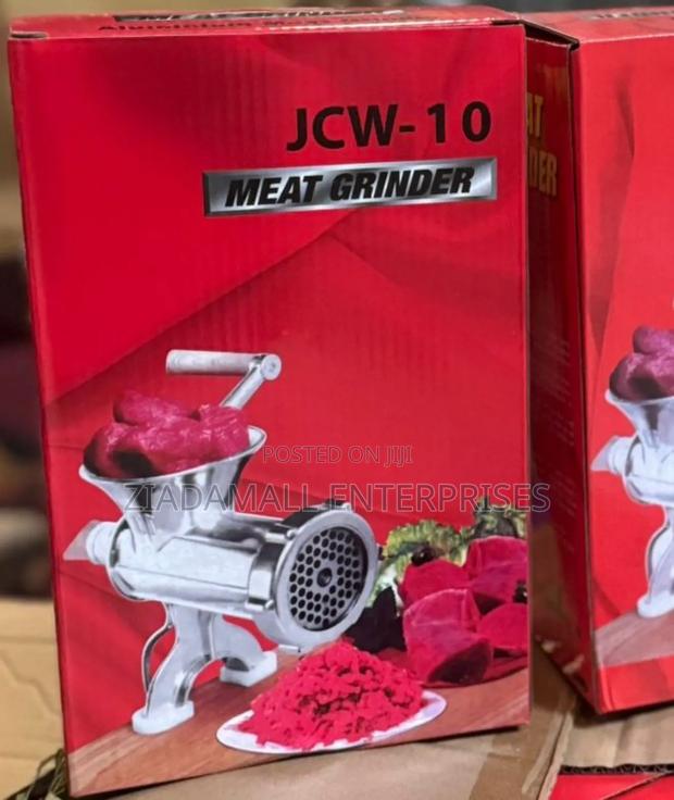 High-Capacity Manual Meat Mincer – Size 10 - main view