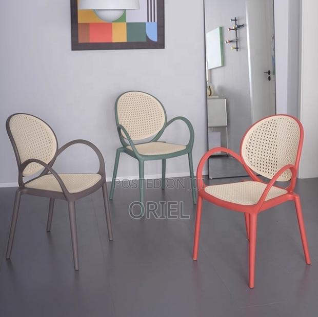 Home Modern Rattan Plastic Chair - thumbnail 2