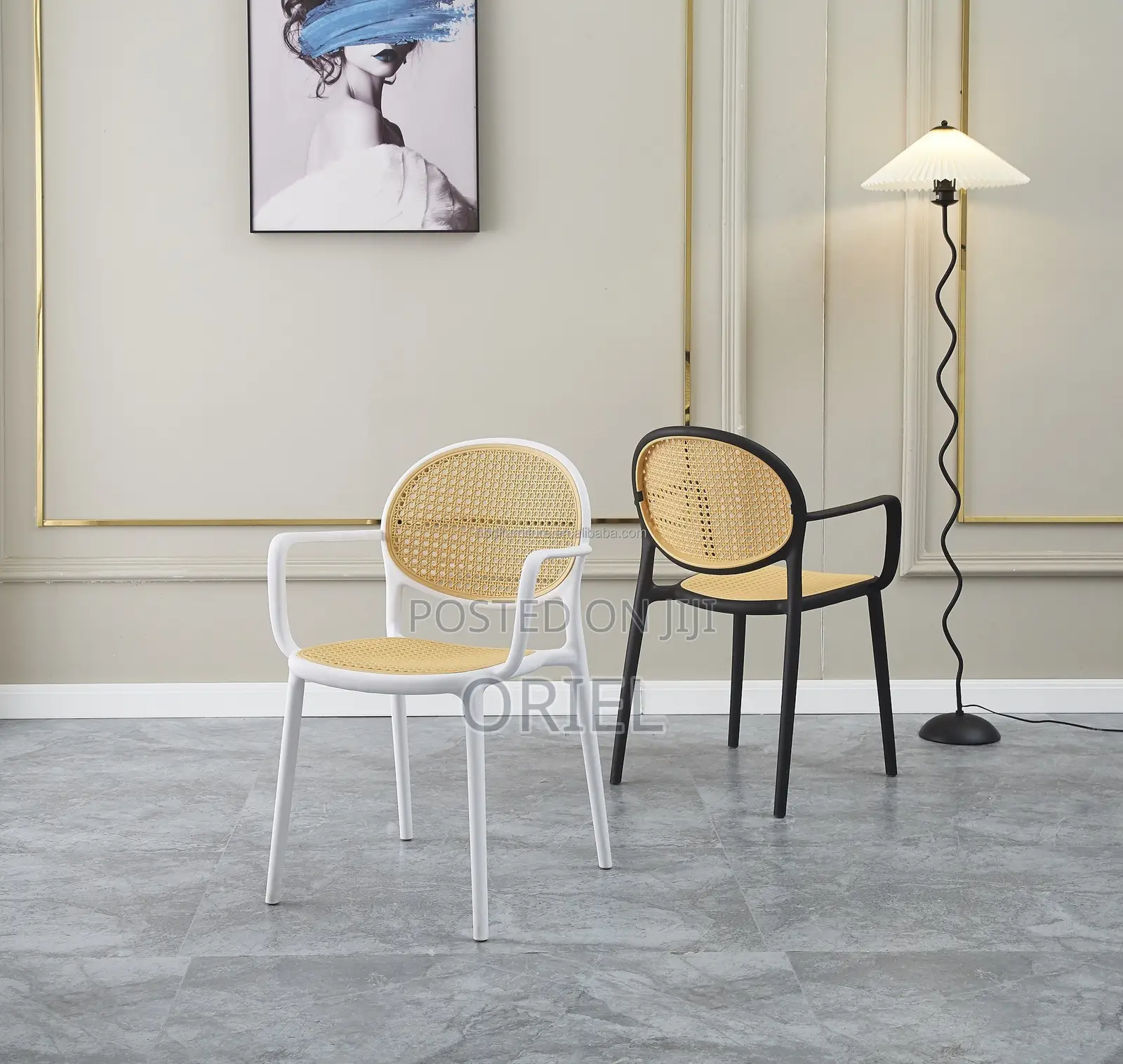 Home Modern Rattan Plastic Chair